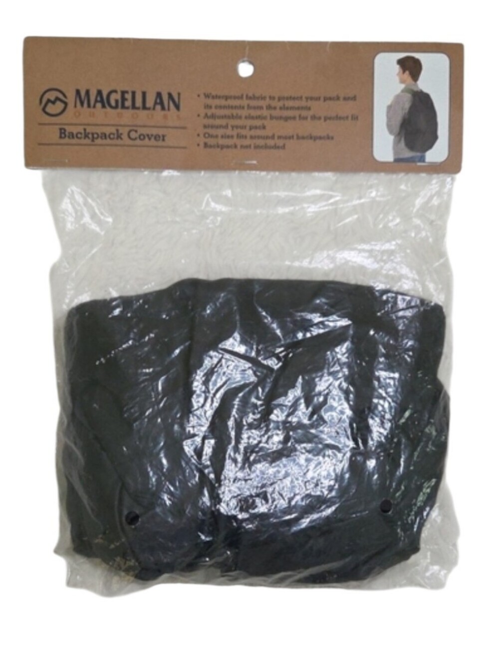 Magellan Outdoors Waterproof Black Backpack Cover New